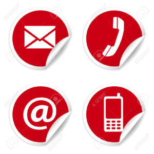 23655965-web-and-internet-contact-us-icons-set-and-design-symbols-on-red-stock-photo